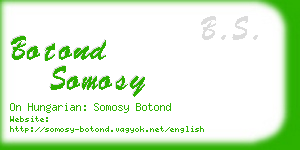 botond somosy business card